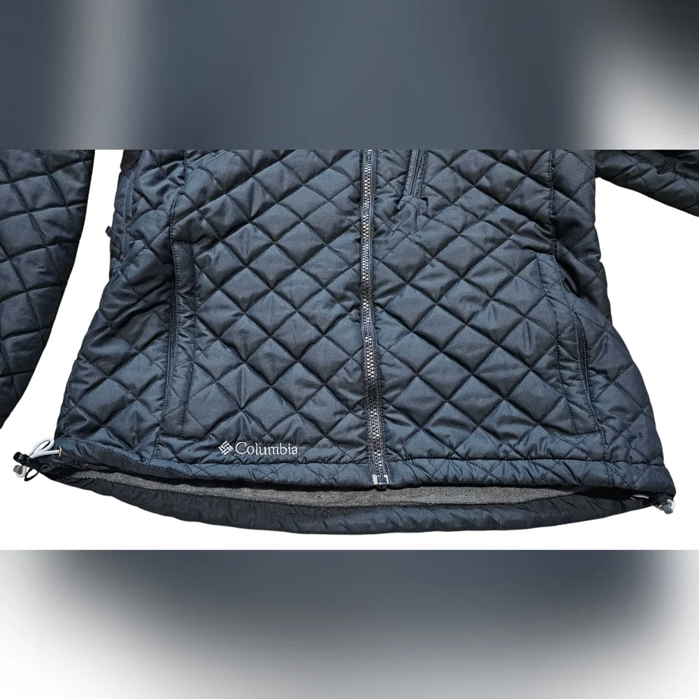 Columbia Women's Black Quilted/Puffer Core Interchange Jacket, Size Medium - Picture 6 of 13